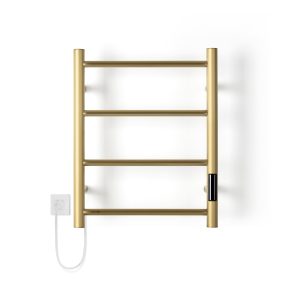 ATRIM TOALLERO ELECTRICO 1110+COCO PETIT 50X40X12CM ORO MATE
