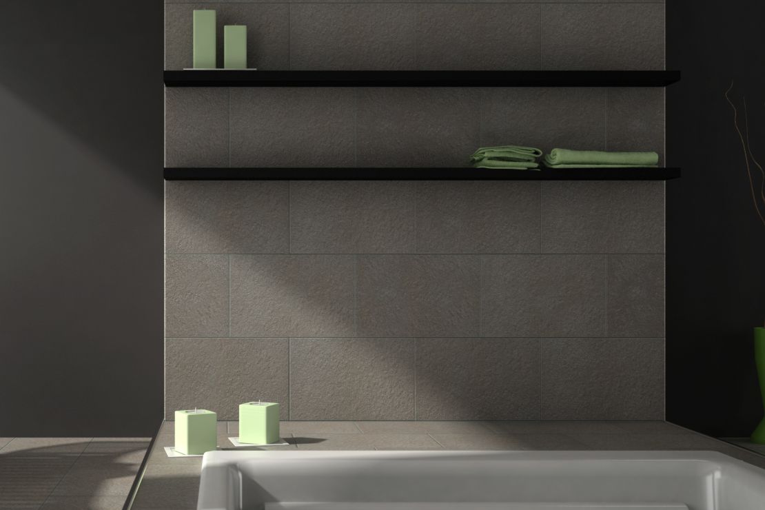 CERAMICA CORTINES 35X60 BASALTO ACERO HD CJ.1.68 M2 (PIEDRA GRIS) - Imagen 2