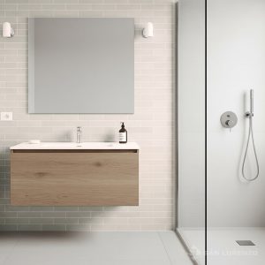 AZULEJO SAN LORENZO 7,7X30,5 OMBRE SABLE BLANC CJ.X 1,08 M2