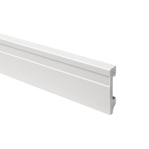 ATRIM EPSILON 2330E ZOCALO LINE 70mm BLANCO MATE PINTABLE X 2,44MTS