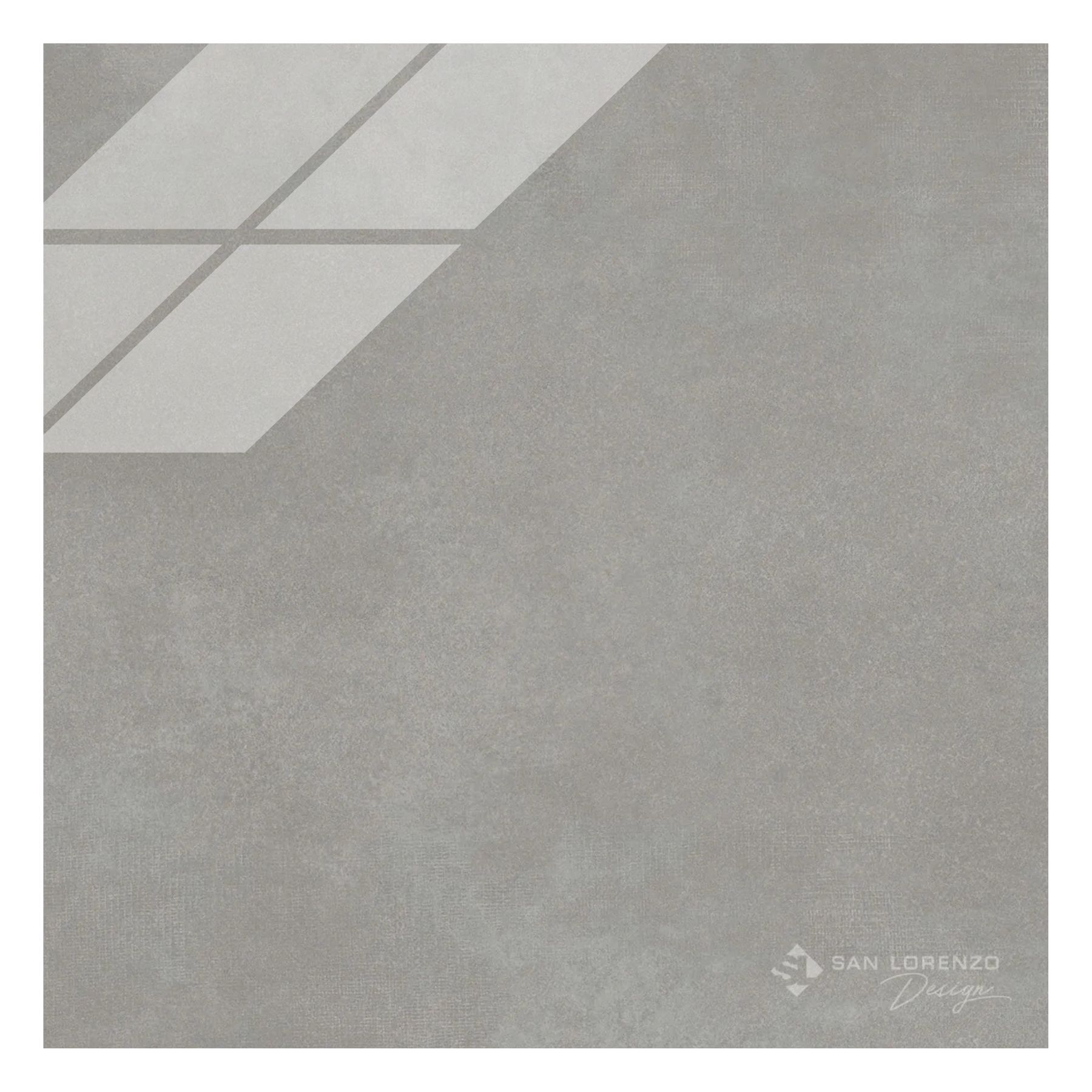 PORCELANATO SAN LORENZO 60X60 MODUS ART GRIS PULIDO RECT. CJ 1.80 M2