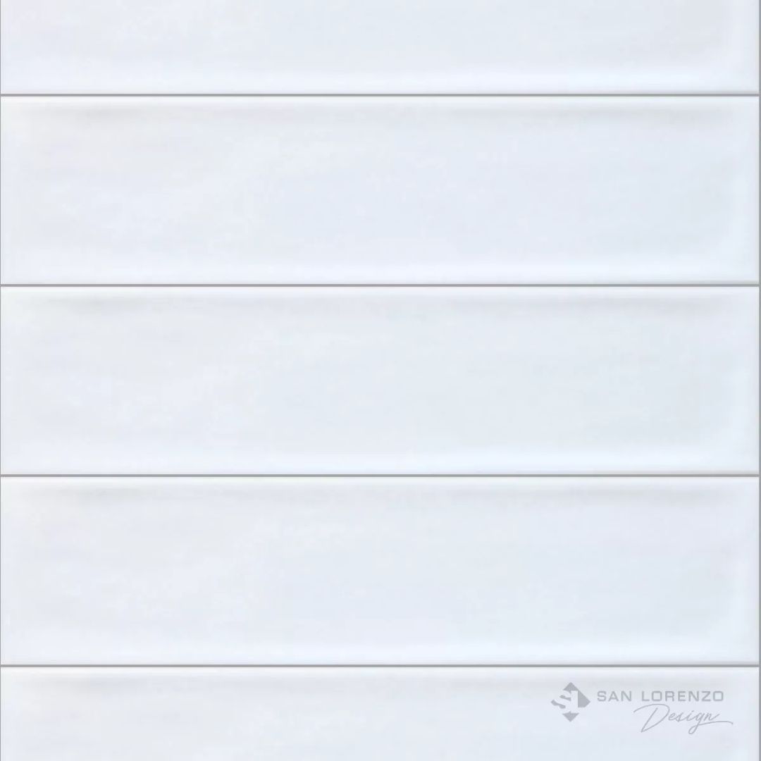 REVESTIMIENTO SAN LORENZO 7,7X30,5 FLOW FROST WHITE BRILLANTE CJ.X 1,08 M2 - Image 2