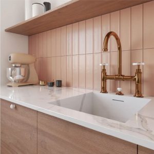 AZULEJO SAN LORENZO 7,7X30,5 OMBRE LADY BLUSH CJ.X 1,08 M2