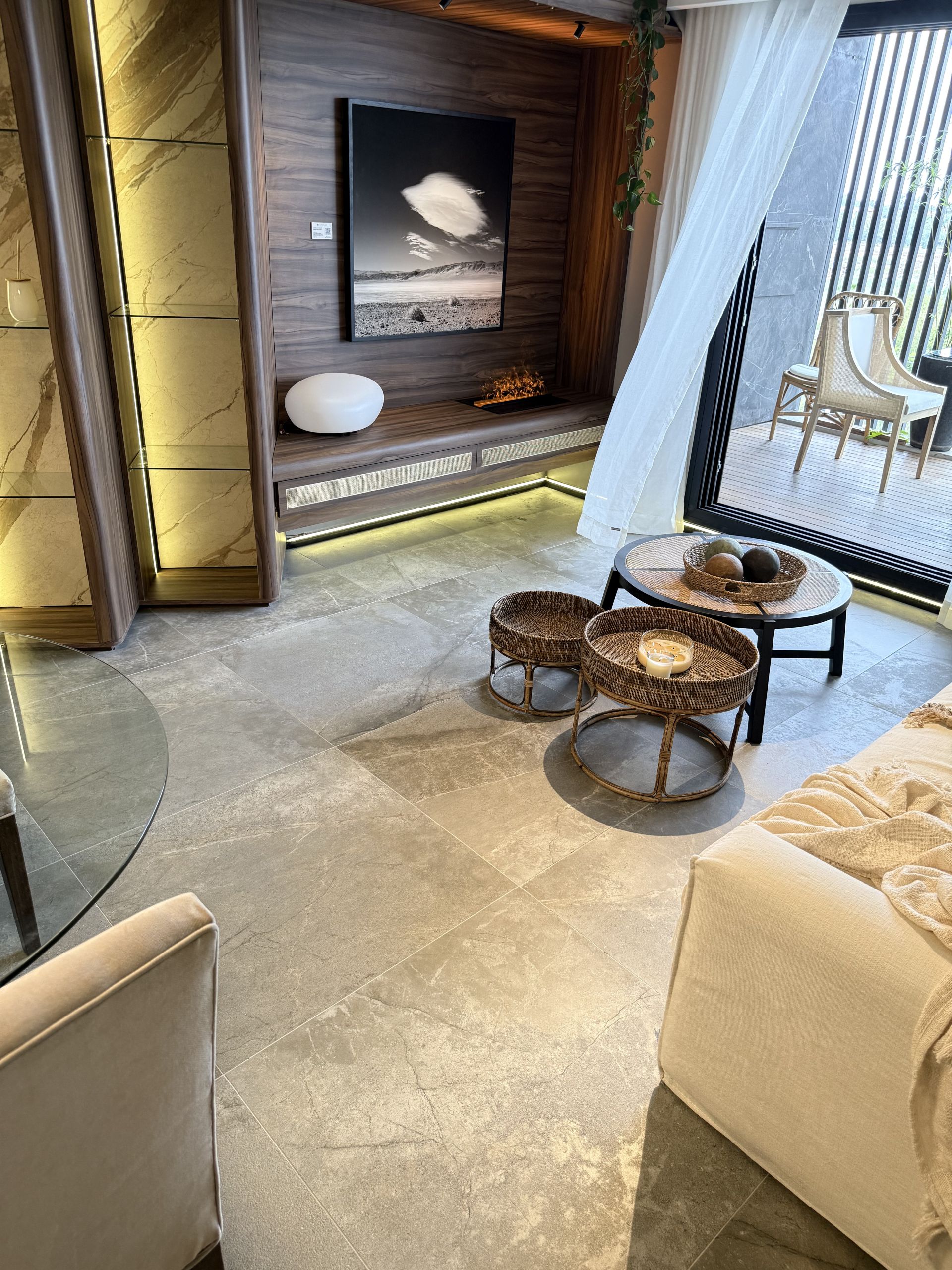 PORCELANATO SAN LORENZO 80X80 PIETRA NOCTURNA CJ.1,92 M2 - Imagen 3