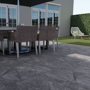 PISO CERAMICO CORTINES 50X50 TOLEDO NEGRO CJ 2,25 M2 (EXTERIOR)