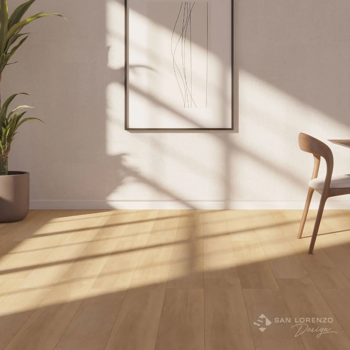 PORCELANATO SAN LORENZO 20X120 SAING MIEL CJ.2,16 M2 (MADERA MARRON) - Image 3