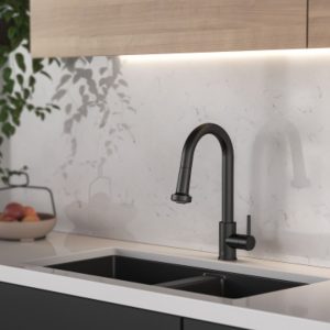 FV 412/N9 HUEMUL MONOCOMANDO MESADA COCINA NG (NEGRO)