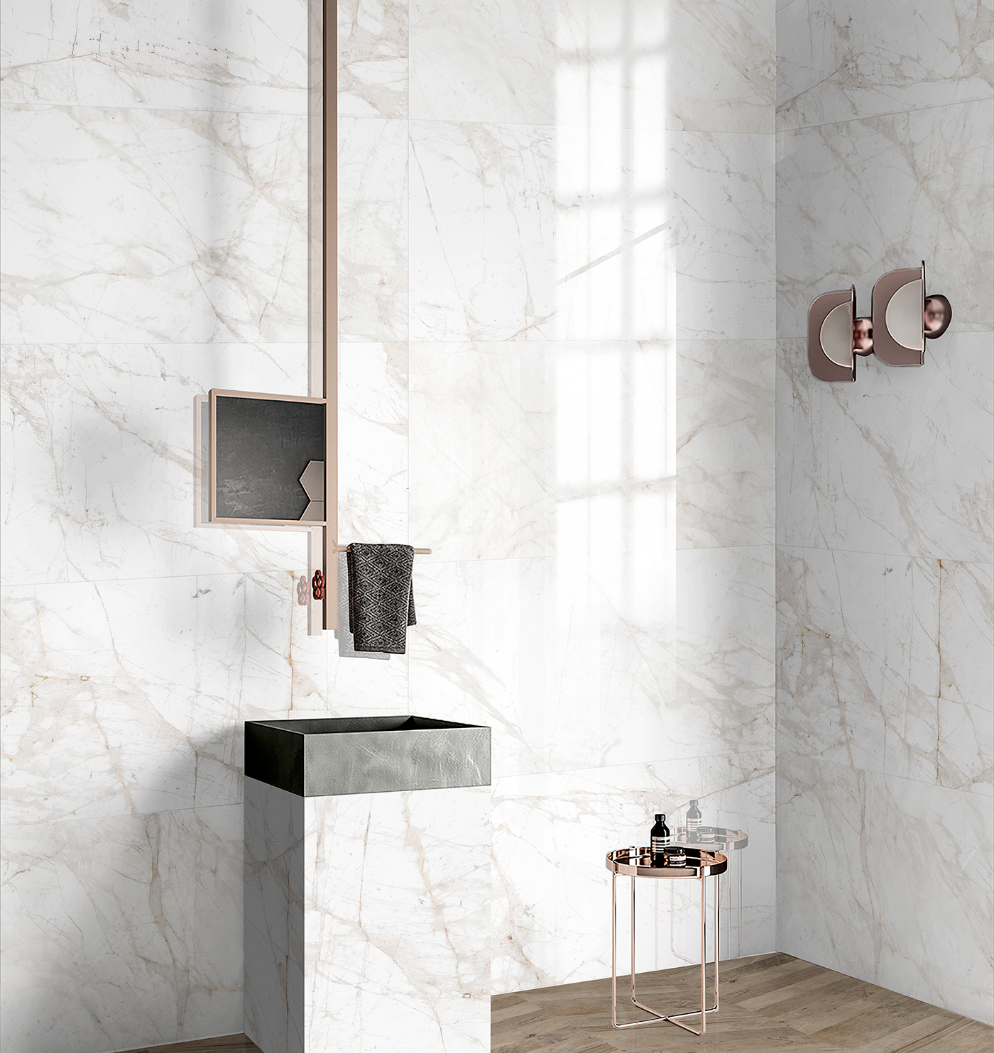 PORCELANATO CERRO NEGRO 58X117 SPIDER PULIDO RECT.CJ 1,35 M2 (MARMOL) - Image 2