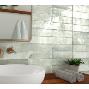 REVESTIMIENTO 8,5X30 BALTICO MENTA BRILLANTE CJ 1M2 (VERDE)