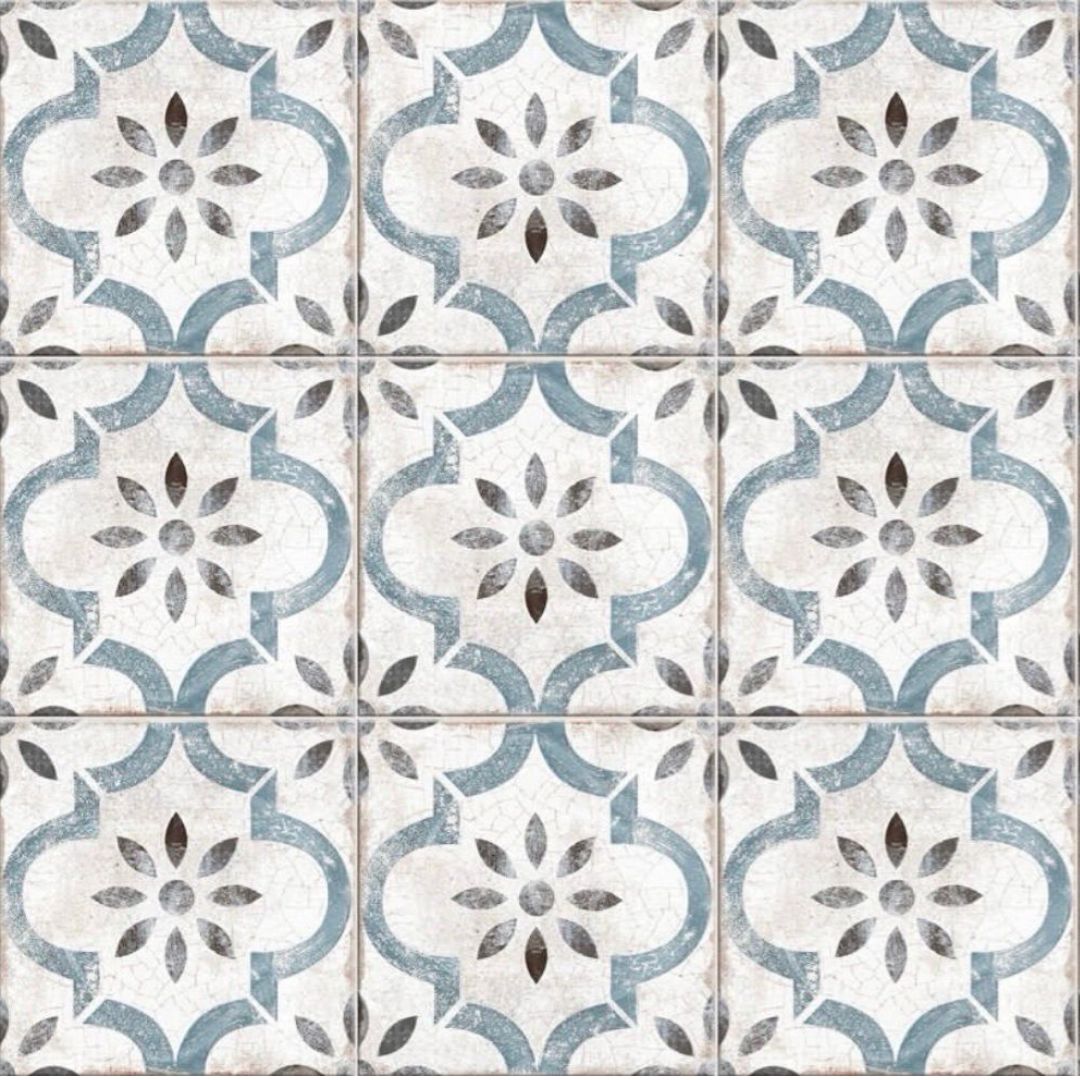 CERAMICO 20X20 PONTEVEDRA AZUL PISO PARED CJ. 1M2 (SIMIL CALCAREO) - Image 3