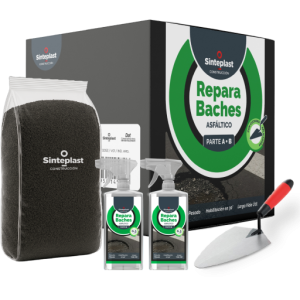 SINTEPLAST REPARA BACHES ASFALTICOS 2 COM. X 20 KG